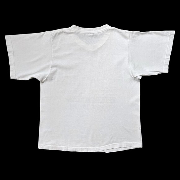 90s vintage Guess crop t-shirt 1992 USA Los Angeles California short. - Picture 3 of 6